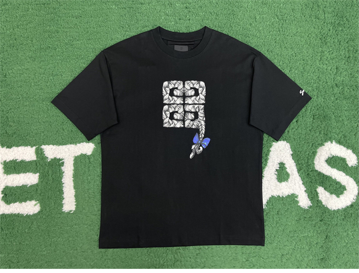 Givenchy 지방시 코튼 4G 브레이드 프린트 티셔츠 레플리카 5번 이미지 - 의류 | 세미샵 레플리카 사이트