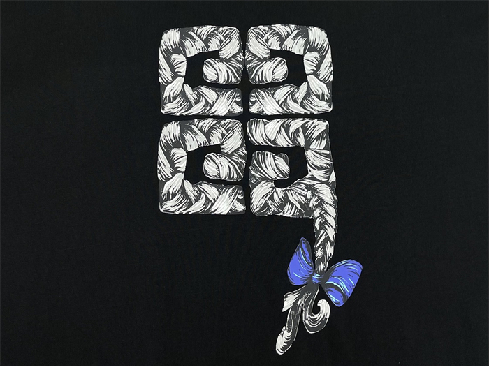 Givenchy 지방시 코튼 4G 브레이드 프린트 티셔츠 레플리카 7번 이미지 - 의류 | 세미샵 레플리카 사이트