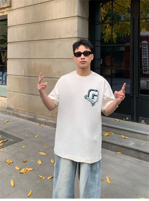 Givenchy 지방시 파우더 G 칼리지 반팔 티셔츠 레플리카 4번 이미지 - 의류 | 세미샵 레플리카 사이트