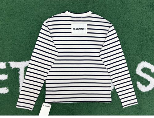 Jil Sander 질샌더 투톤 스트라이프 긴팔 티셔츠 레플리카 8번 이미지 - 의류 | 세미샵 레플리카 사이트