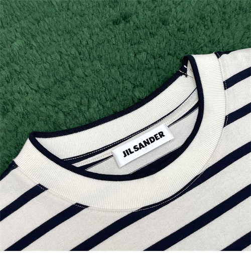 Jil Sander 질샌더 투톤 스트라이프 긴팔 티셔츠 레플리카 9번 이미지 - 의류 | 세미샵 레플리카 사이트