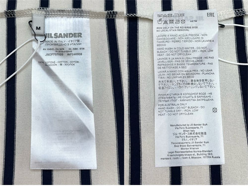 Jil Sander 질샌더 투톤 스트라이프 긴팔 티셔츠 레플리카 12번 이미지 - 의류 | 세미샵 레플리카 사이트