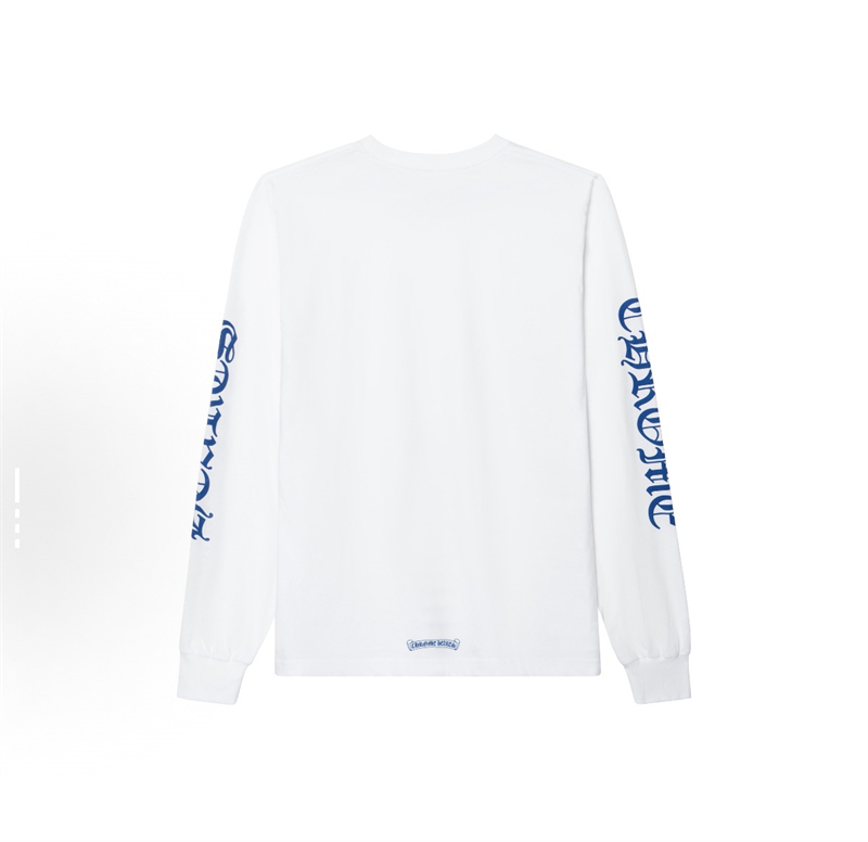 크롬하츠 크롬하츠 넥 스크립스 로고 롱슬리브 긴팔 티셔츠 레플리카 5번 이미지 - 의류 | 세미샵 레플리카 사이트