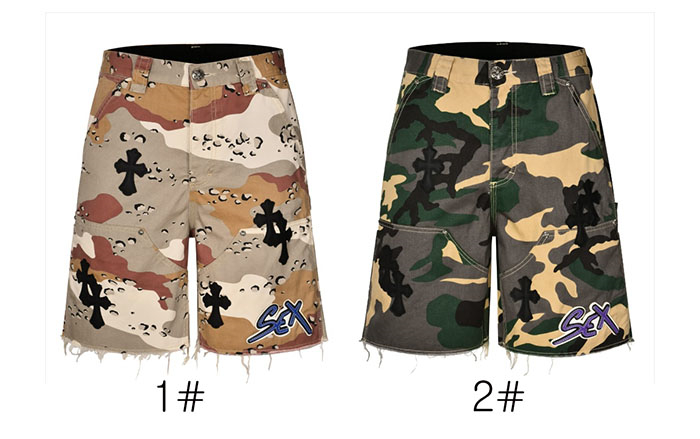 Chrome Hearts 크롬하츠 매티 보이 섹스 레코드 카펜터 숏 팬츠 우드랜드 카모 레플리카 3번 이미지 - 의류 | 세미샵 레플리카 사이트
