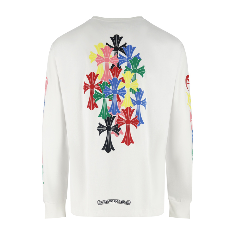 Chrome Hearts 크롬하츠 멀티 컬러 크로스 세머터리 롱슬리브 티셔츠 레플리카 7번 이미지 - 의류 | 세미샵 레플리카 사이트