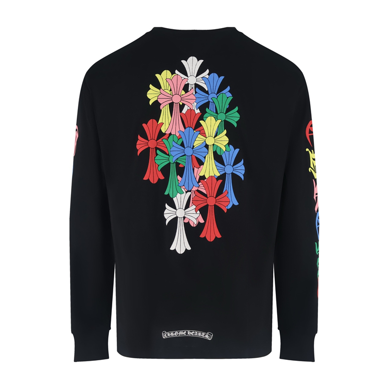 Chrome Hearts 크롬하츠 멀티 컬러 크로스 세머터리 롱슬리브 티셔츠 레플리카 16번 이미지 - 의류 | 세미샵 레플리카 사이트