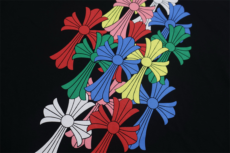 Chrome Hearts 크롬하츠 멀티 컬러 크로스 세머터리 롱슬리브 티셔츠 레플리카 17번 이미지 - 의류 | 세미샵 레플리카 사이트