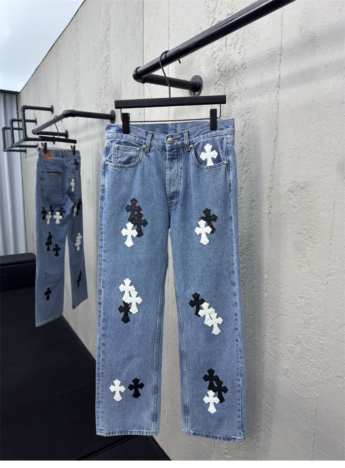 Chrome Hearts 크롬하츠 멀티 크로스 데님 팬츠 레플리카 2번 이미지 - 의류 | 세미샵 레플리카 사이트