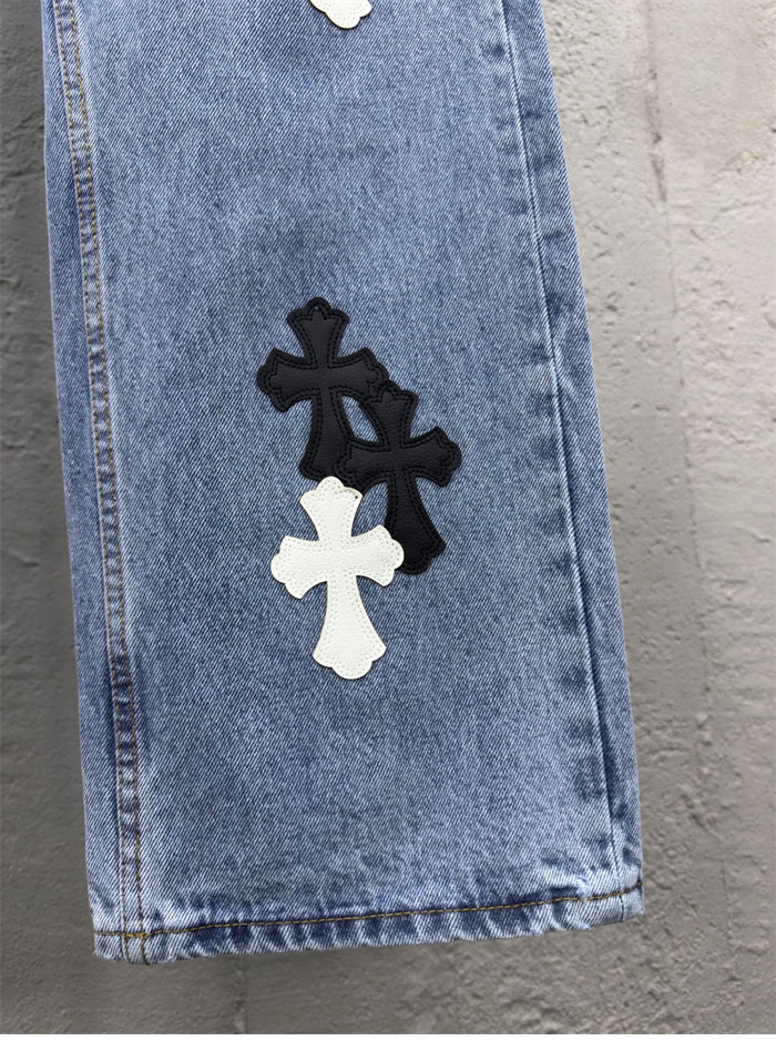 Chrome Hearts 크롬하츠 멀티 크로스 데님 팬츠 레플리카 8번 이미지 - 의류 | 세미샵 레플리카 사이트