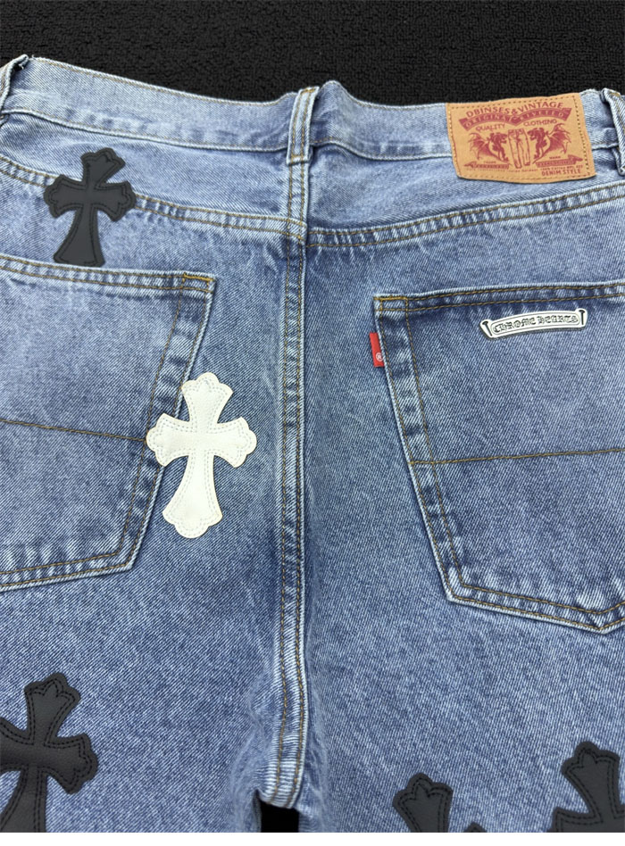 Chrome Hearts 크롬하츠 멀티 크로스 데님 팬츠 레플리카 14번 이미지 - 의류 | 세미샵 레플리카 사이트