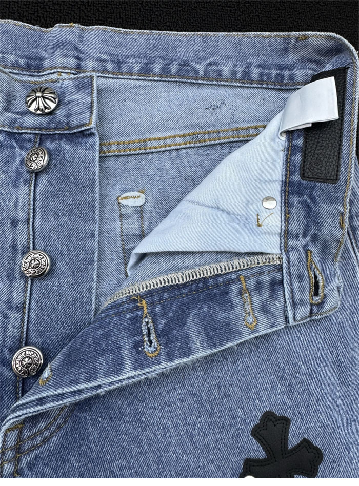 Chrome Hearts 크롬하츠 멀티 크로스 데님 팬츠 레플리카 15번 이미지 - 의류 | 세미샵 레플리카 사이트