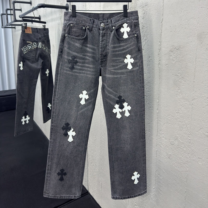 Chrome Hearts 크롬하츠 멀티 크로스 데님 팬츠 레플리카 1번 이미지 - 의류 | 세미샵 레플리카 사이트