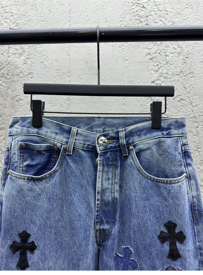 Chrome Hearts 크롬하츠 멀티 크로스 데님 팬츠 레플리카 3번 이미지 - 의류 | 세미샵 레플리카 사이트