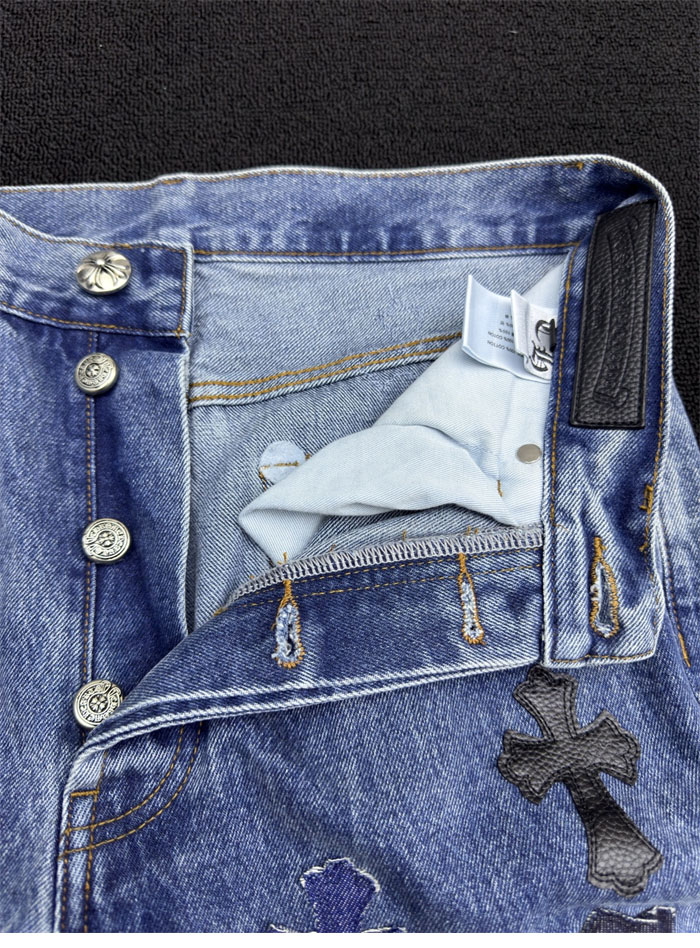 Chrome Hearts 크롬하츠 멀티 크로스 데님 팬츠 레플리카 14번 이미지 - 의류 | 세미샵 레플리카 사이트