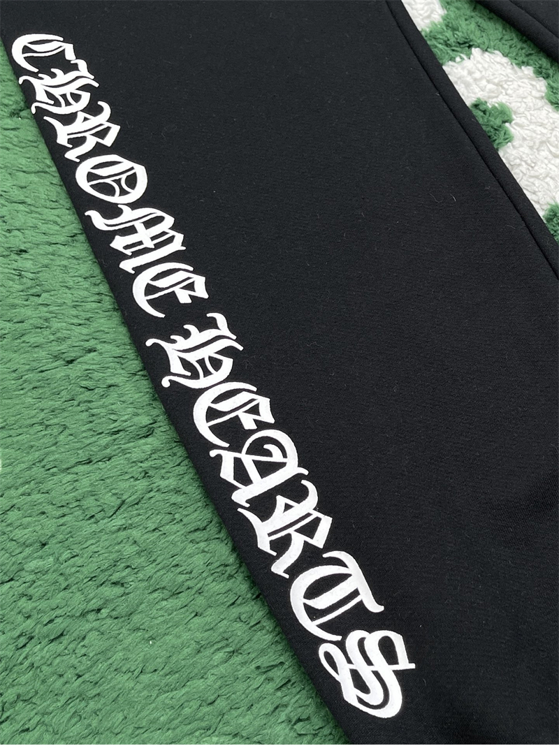 크롬하츠 크롬하츠 스크롤 로고 스펠아웃 스웨트팬츠 레플리카 2번 이미지 - 의류 | 세미샵 레플리카 사이트