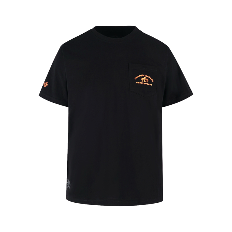 Chrome Hearts 크롬하츠 오렌지 세메터리 크로스 반팔 티셔츠 레플리카 4번 이미지 - 의류 | 세미샵 레플리카 사이트