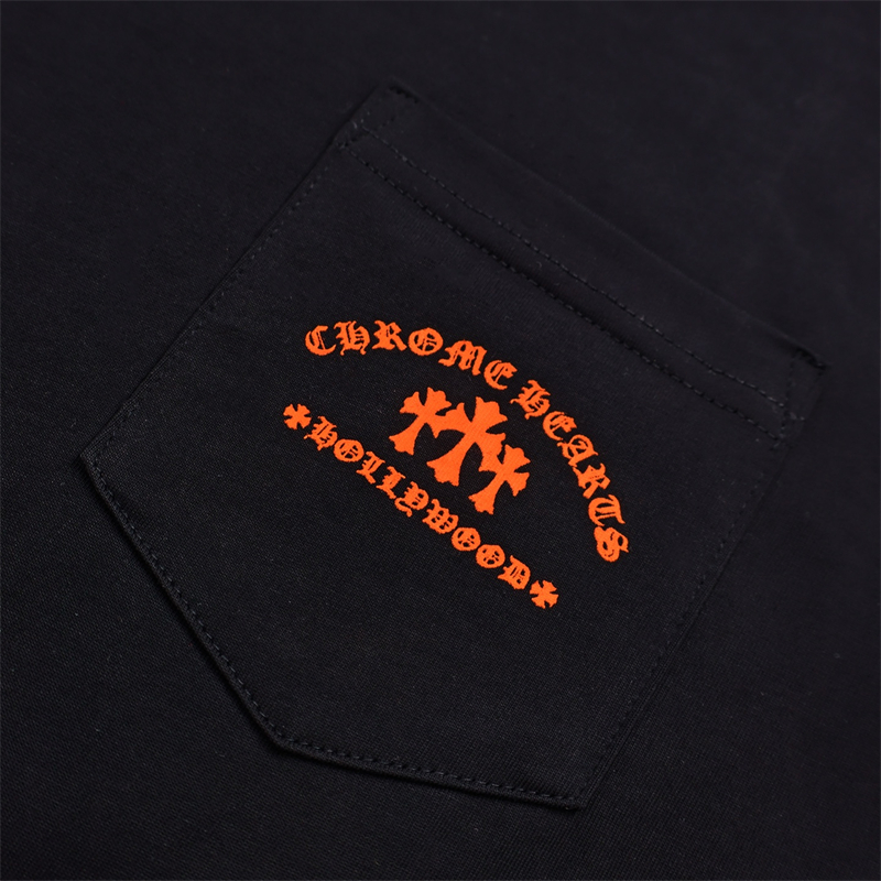 Chrome Hearts 크롬하츠 오렌지 세메터리 크로스 반팔 티셔츠 레플리카 6번 이미지 - 의류 | 세미샵 레플리카 사이트
