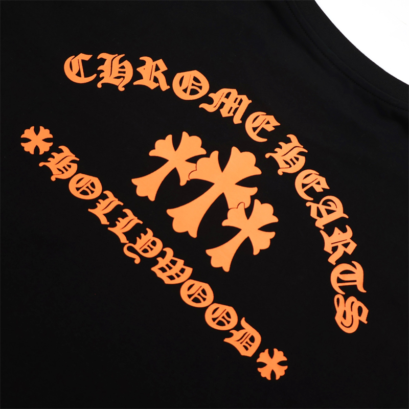 Chrome Hearts 크롬하츠 오렌지 세메터리 크로스 반팔 티셔츠 레플리카 10번 이미지 - 의류 | 세미샵 레플리카 사이트