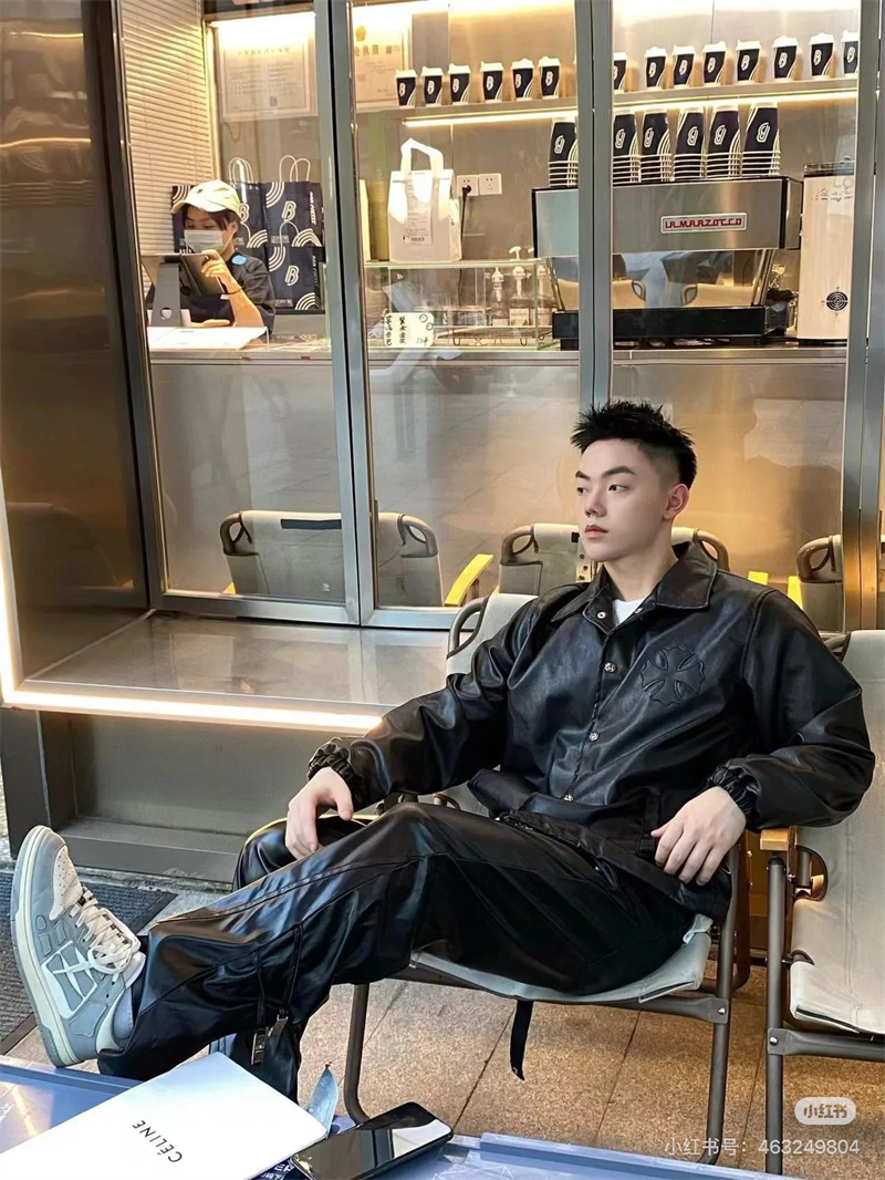 Chrome Hearts 크롬하츠 크로스 레더 자켓 레플리카 2번 이미지 - 의류 | 세미샵 레플리카 사이트