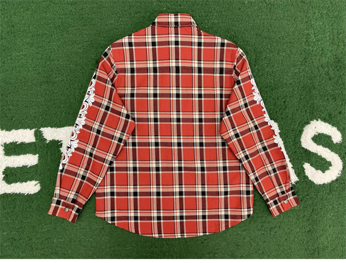 Chrome Hearts 크롬하츠 플로랄 크로스 로고 셔츠 2컬러 레플리카 14번 이미지 - 의류 | 세미샵 레플리카 사이트