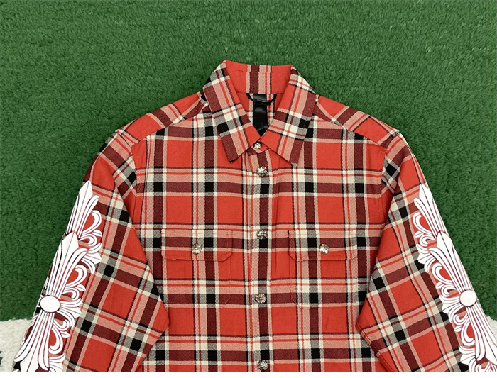 Chrome Hearts 크롬하츠 플로랄 크로스 로고 셔츠 2컬러 레플리카 15번 이미지 - 의류 | 세미샵 레플리카 사이트