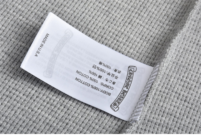 Chrome Hearts 크롬하츠 홀스슈 플로럴 슬리브 와플 써멀 티셔츠 레플리카 16번 이미지 - 의류 | 세미샵 레플리카 사이트