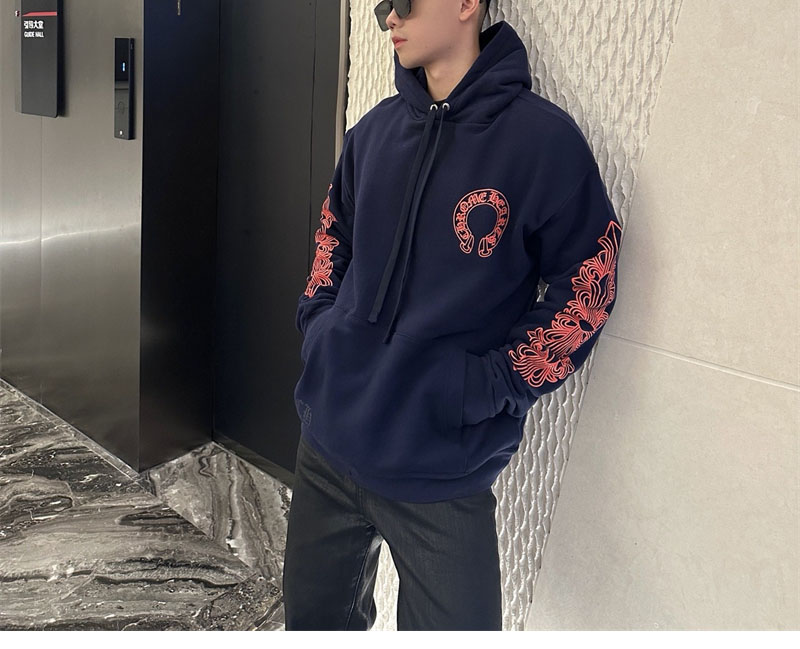 Chrome Hearts 크롬하츠 홀스슈 플로럴 후디 레플리카 2번 이미지 - 의류 | 세미샵 레플리카 사이트