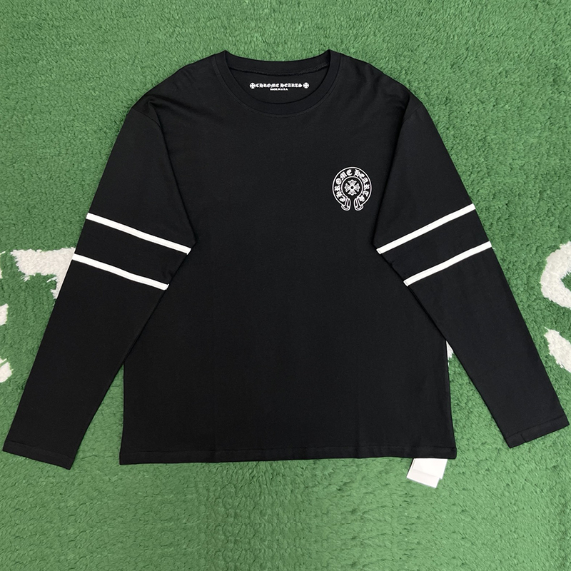 Chrome Hearts 크롬하츠 33 홀스슈 로고 롱 슬리브 티셔츠 레플리카 1번 이미지 - 의류 | 세미샵 레플리카 사이트