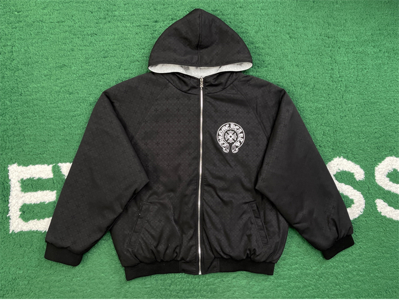 크롬하츠 크롬하츠 G.E.D 홀스슈 리버시블 후드 집업 자켓 레플리카 11번 이미지 - 의류 | 세미샵 레플리카 사이트