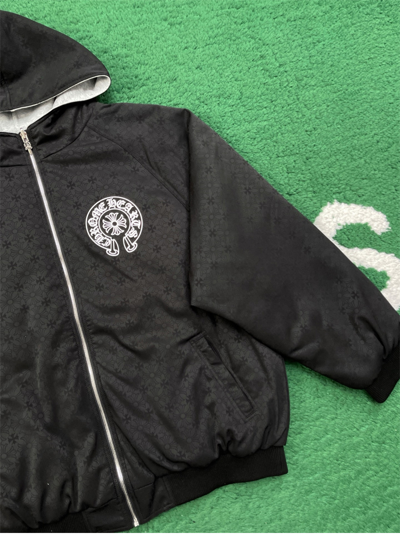 크롬하츠 크롬하츠 G.E.D 홀스슈 리버시블 후드 집업 자켓 레플리카 3번 이미지 - 의류 | 세미샵 레플리카 사이트