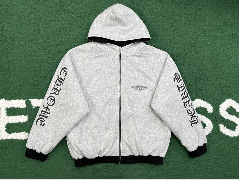 크롬하츠 크롬하츠 G.E.D 홀스슈 리버시블 후드 집업 자켓 레플리카 4번 이미지 - 의류 | 세미샵 레플리카 사이트