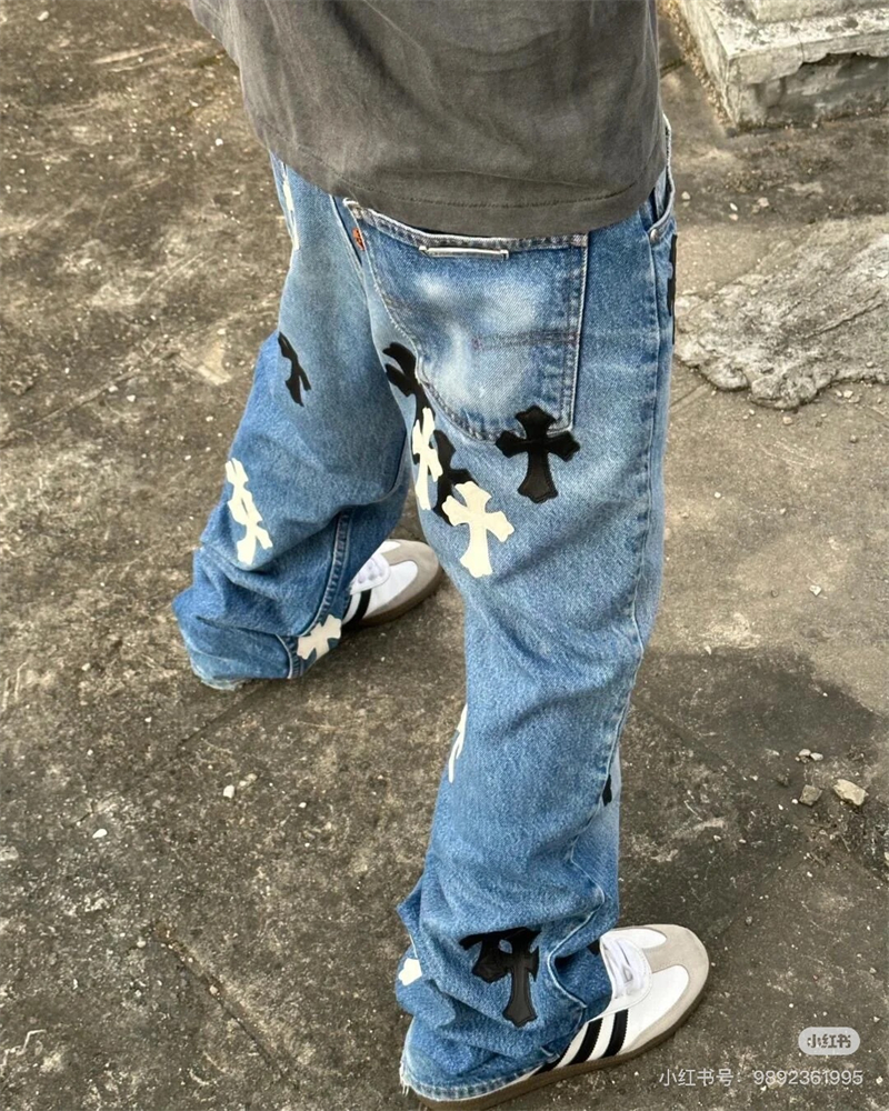 Chrome Hearts 크롬하츠 x 리바이스 멀티 크로스 데님 팬츠 레플리카 3번 이미지 - 의류 | 세미샵 레플리카 사이트