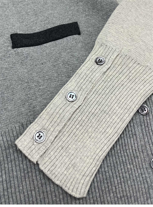 Thom Browne 톰브라운 배색 그레이 사선완장 4-Bar 가디건 레플리카 10번 이미지 - 의류 | 세미샵 레플리카 사이트