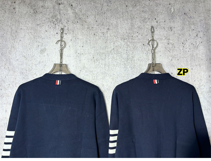 Thom Browne 톰브라운 사선완장 밀라노 스티치 코튼 크레이프 가디건 레플리카 12번 이미지 - 의류 | 세미샵 레플리카 사이트