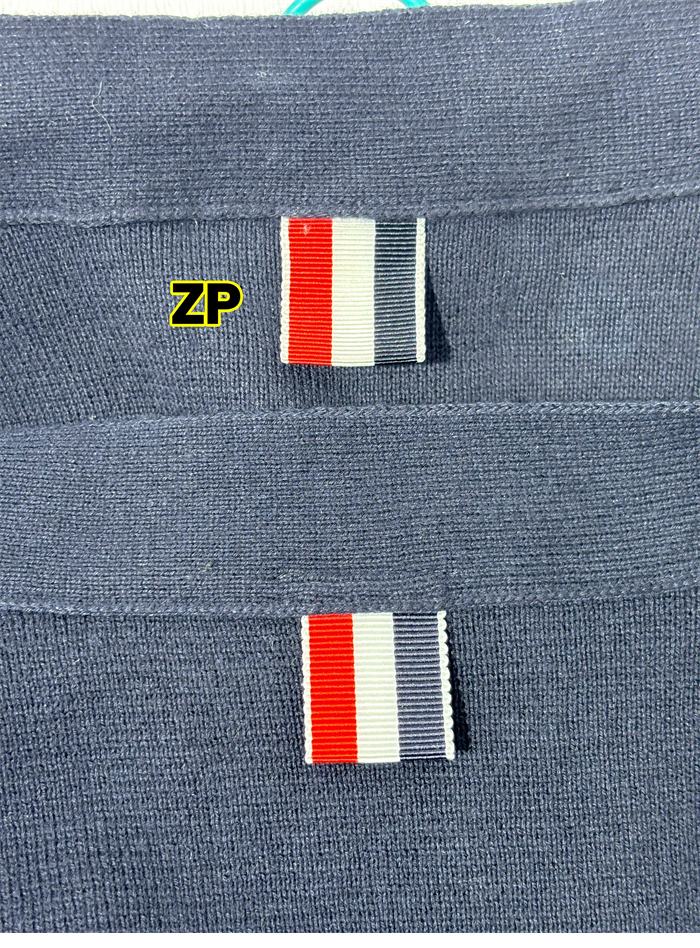 Thom Browne 톰브라운 사선완장 밀라노 스티치 코튼 크레이프 가디건 레플리카 15번 이미지 - 의류 | 세미샵 레플리카 사이트