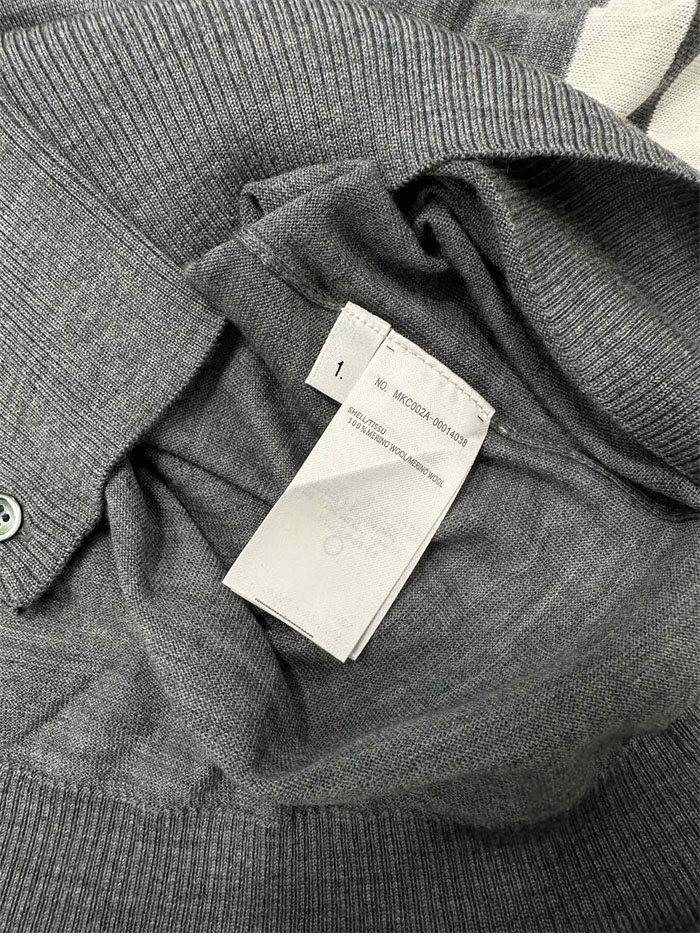 Thom Browne 톰브라운 사선완장 클래식 울 니트 스웨터 레플리카 12번 이미지 - 의류 | 세미샵 레플리카 사이트