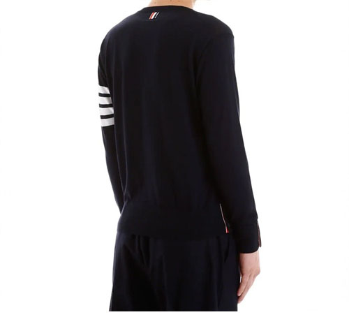 Thom Browne 톰브라운 사선완장 4-Bar 니트 스웨터 레플리카 2번 이미지 - 의류 | 세미샵 레플리카 사이트