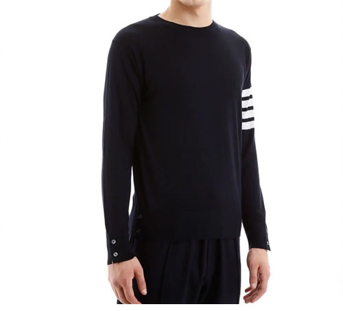 Thom Browne 톰브라운 사선완장 4-Bar 니트 스웨터 레플리카 3번 이미지 - 의류 | 세미샵 레플리카 사이트