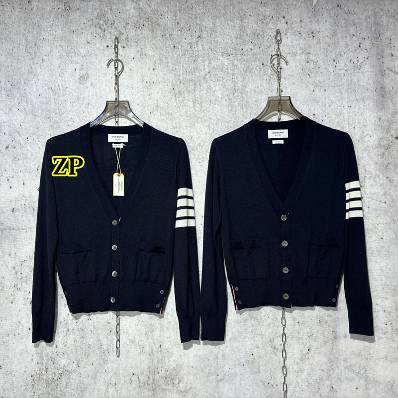 Thom Browne 톰브라운 사선완장 4-Bar 여성용 울 가디건 레플리카 1번 이미지 - 의류 | 세미샵 레플리카 사이트
