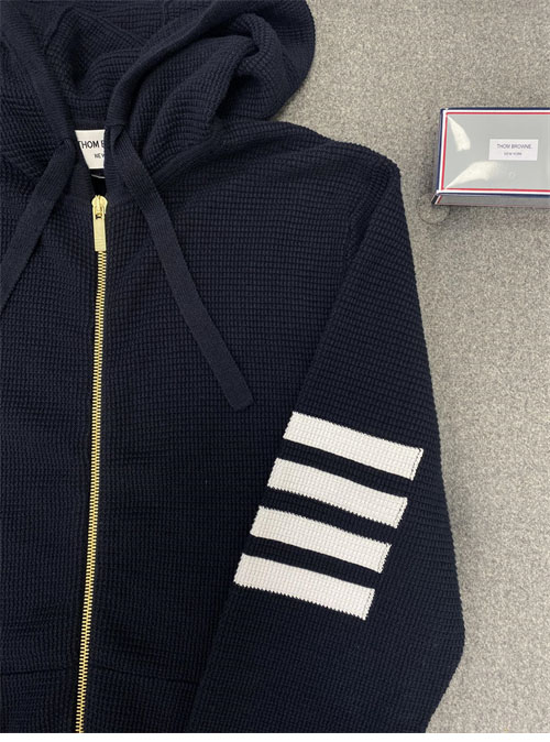 Thom Browne 톰브라운 사선완장 4-Bar 와플 후드 집업 레플리카 11번 이미지 - 의류 | 세미샵 레플리카 사이트