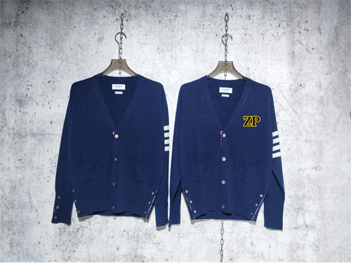 Thom Browne 톰브라운 사선완장 4-Bar 캐시미어 크롭 가디건 레플리카 5번 이미지 - 의류 | 세미샵 레플리카 사이트