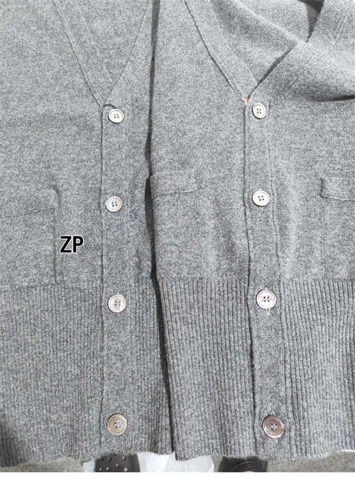 Thom Browne 톰브라운 사선완장 4-Bar 캐시미어 크롭 가디건 레플리카 5번 이미지 - 의류 | 세미샵 레플리카 사이트