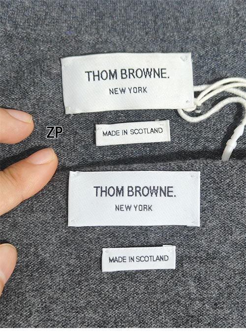 Thom Browne 톰브라운 사선완장 4-Bar 캐시미어 크롭 가디건 레플리카 13번 이미지 - 의류 | 세미샵 레플리카 사이트