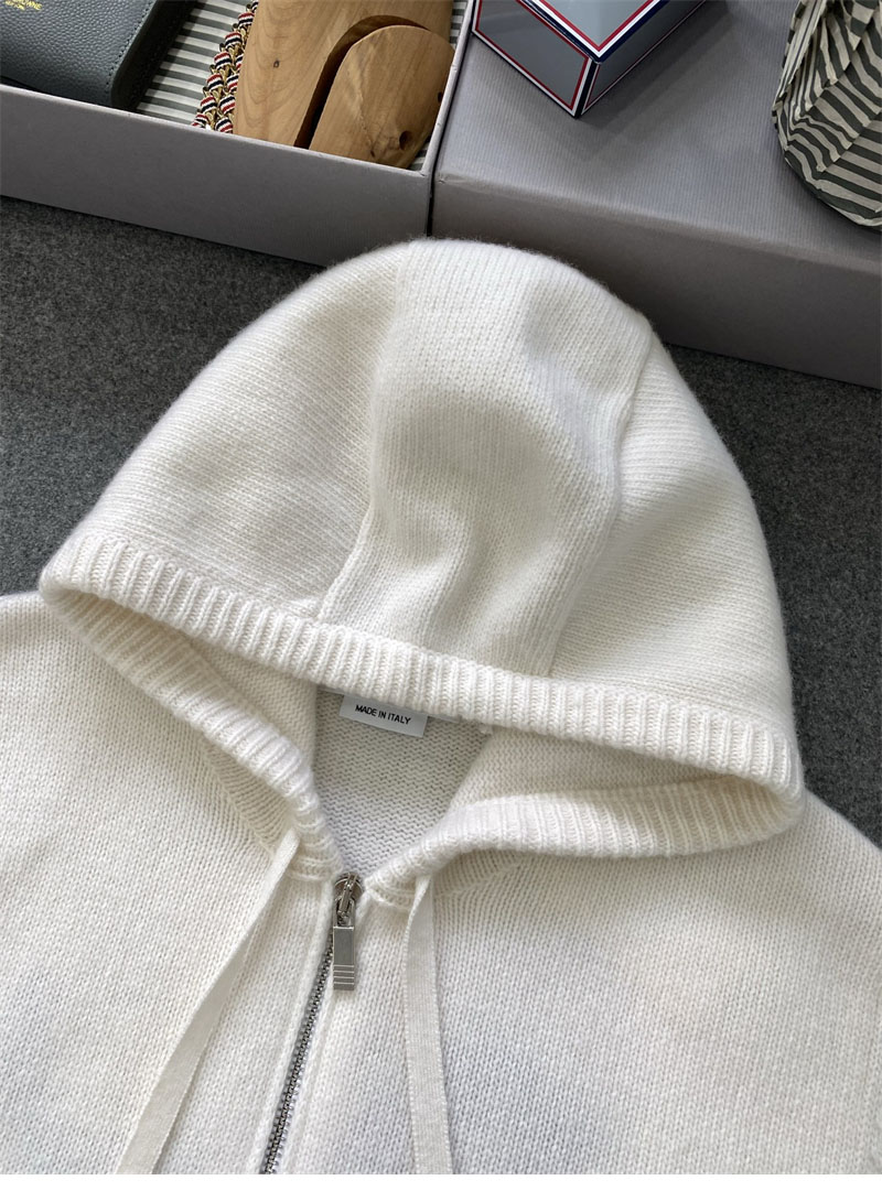 Thom Browne 톰브라운 사선완장 4-Bar 클래식 울 후드 집업 레플리카 13번 이미지 - 의류 | 세미샵 레플리카 사이트