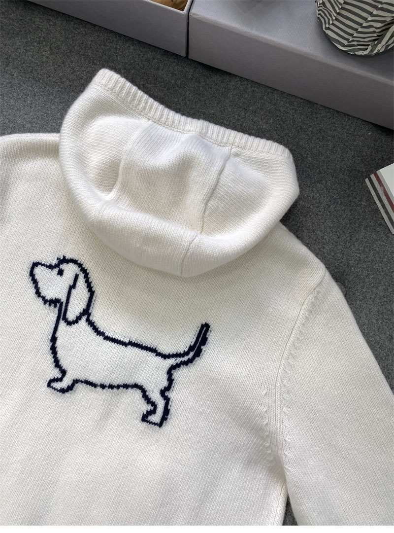 Thom Browne 톰브라운 사선완장 4-Bar 클래식 울 후드 집업 레플리카 17번 이미지 - 의류 | 세미샵 레플리카 사이트