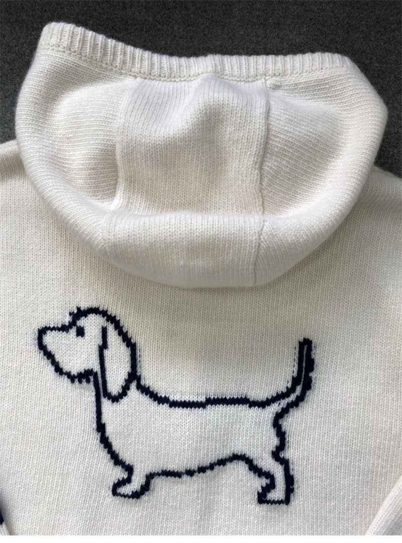 Thom Browne 톰브라운 사선완장 4-Bar 클래식 울 후드 집업 레플리카 19번 이미지 - 의류 | 세미샵 레플리카 사이트