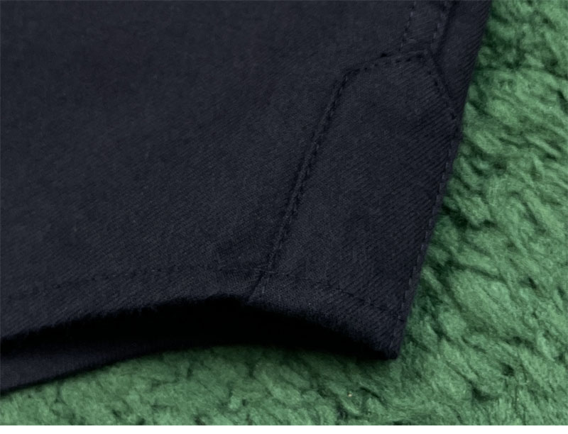 Thom Browne 톰브라운 솔리드 플란넬 셔팅 사선완장 4-Bar 네임택 스트레이트 셔츠 레플리카 10번 이미지 - 의류 | 세미샵 레플리카 사이트