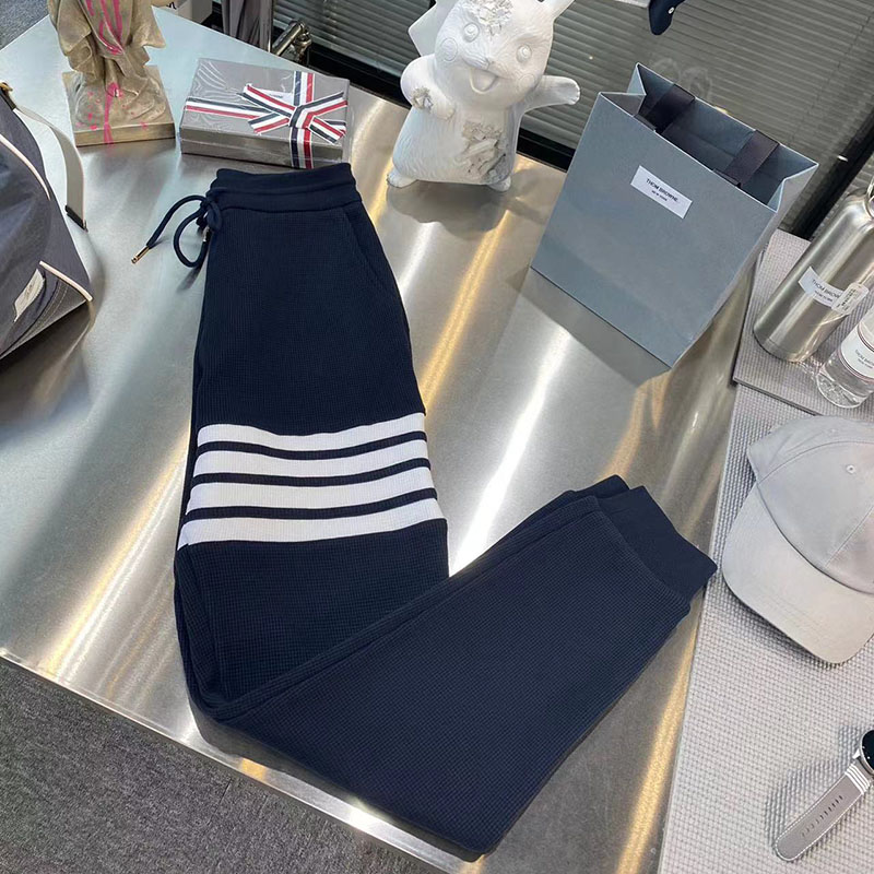 Thom Browne 톰브라운 와플 사선완장 4-Bar 스웨트팬츠 레플리카 1번 이미지 - 의류 | 세미샵 레플리카 사이트