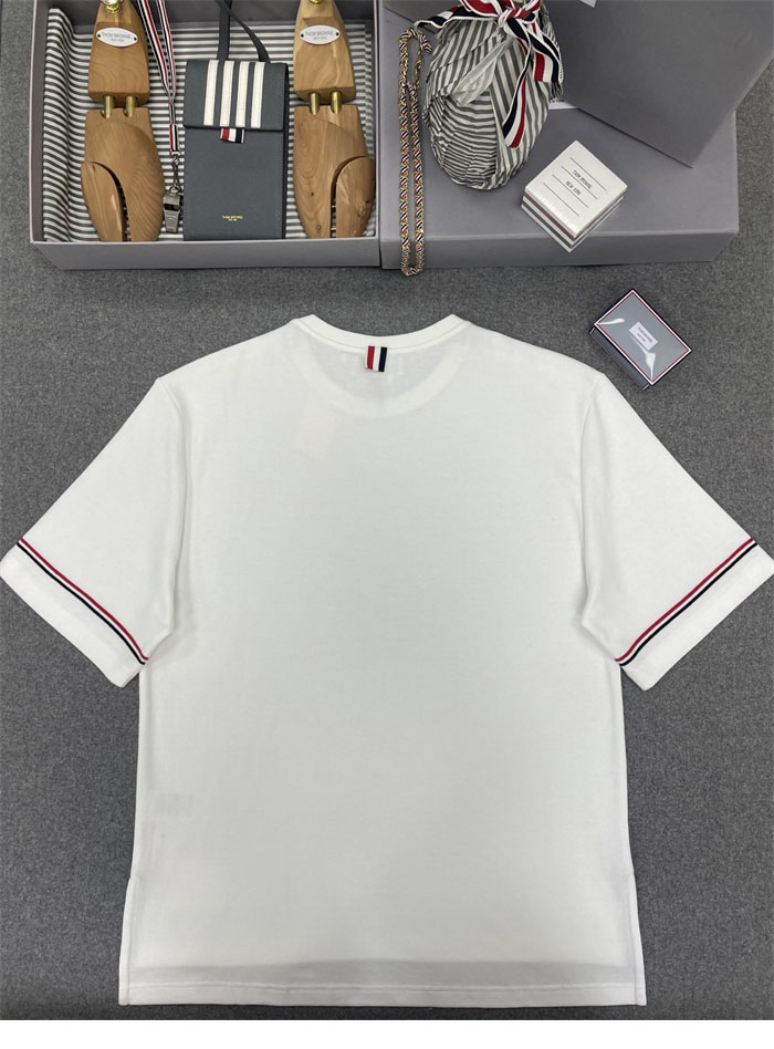 Thom Browne 톰브라운 코튼 럭비 그로그랭 암밴드 티셔츠 레플리카 9번 이미지 - 의류 | 세미샵 레플리카 사이트