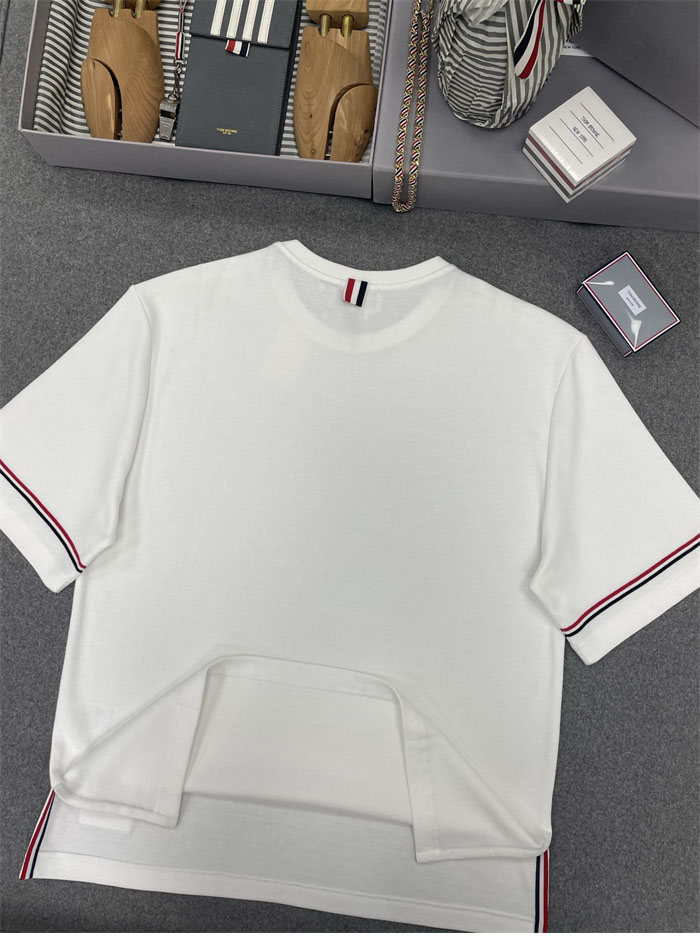 Thom Browne 톰브라운 코튼 럭비 그로그랭 암밴드 티셔츠 레플리카 11번 이미지 - 의류 | 세미샵 레플리카 사이트